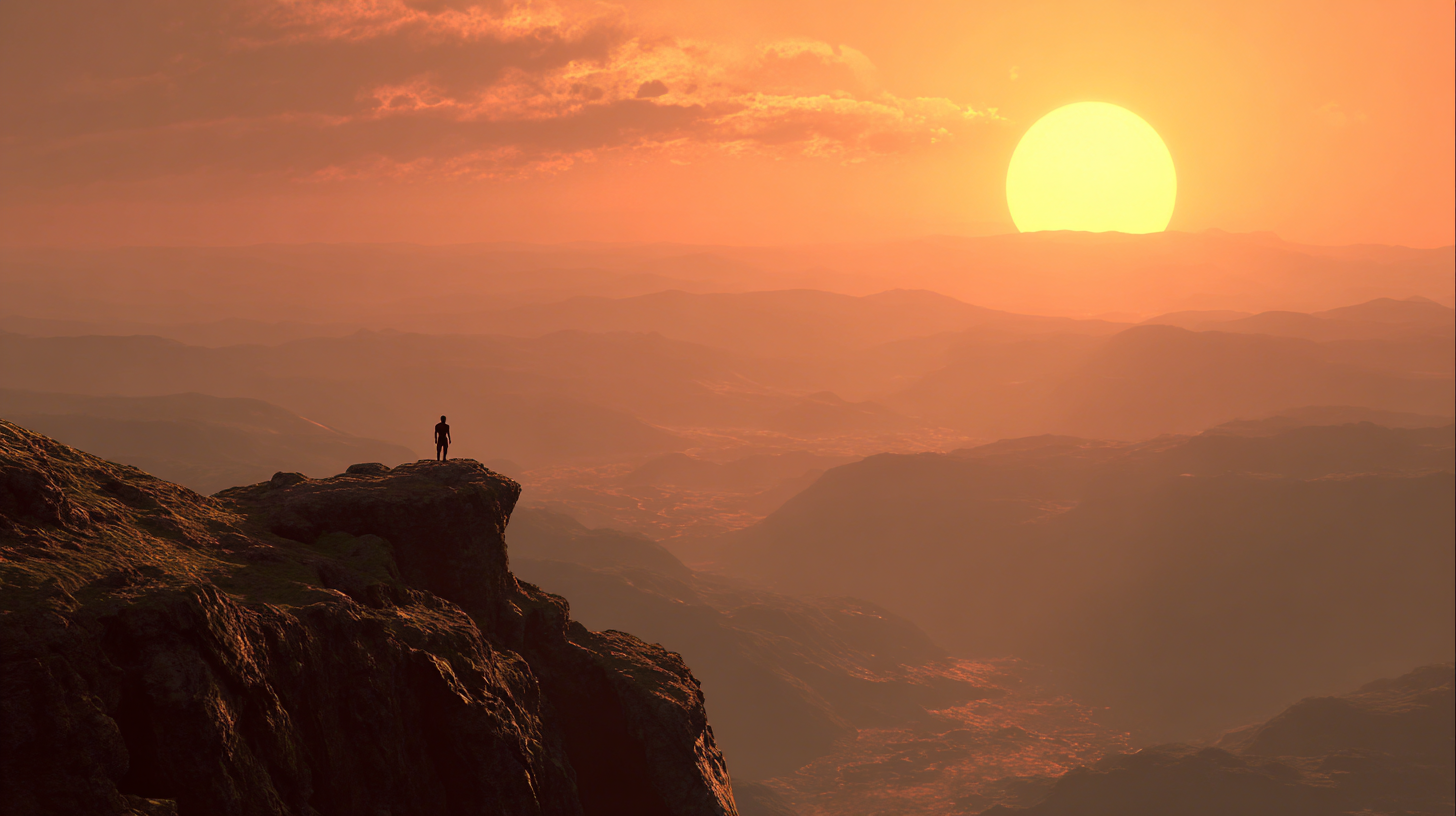 Ideaproject A Lone Small Homo Habilis Figure Stands On A Rock C17bea4f Ffa2 4476 8e89 A12ab0406ad5 0