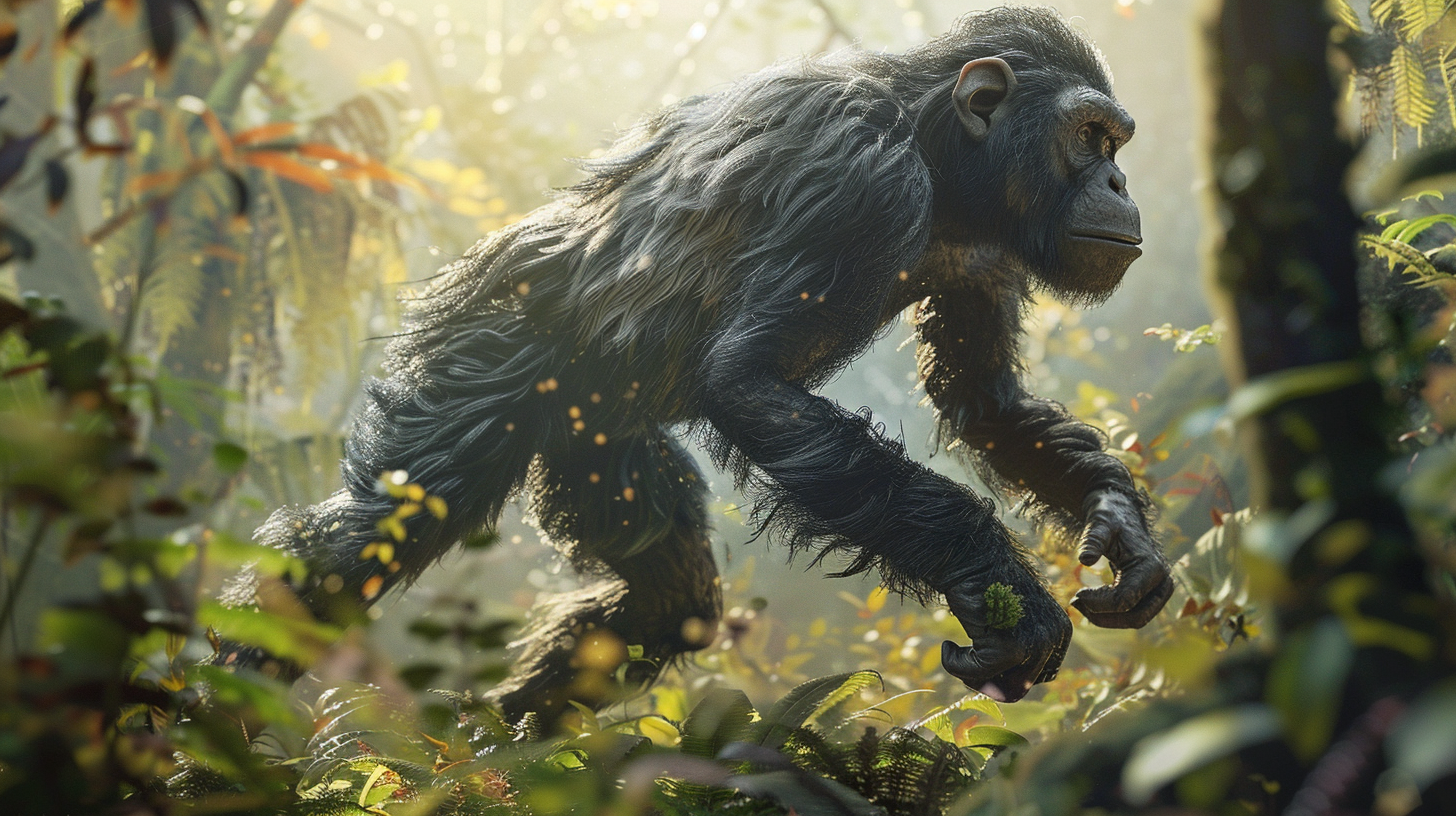 Ideaproject A Realistic Photograph Of A Female Ardipithecus R Fd9f78b7 970d 4e19 B910 4e6c47a1abaa 0